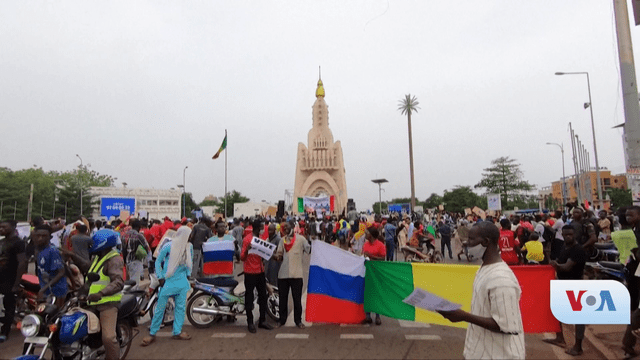 Manifestations en soutien au régime militaire de Bamako